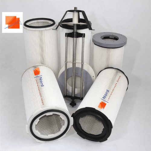 Filterpatronen waschbare runde Staubfänger-Filterpatrone 324mm-213mm-660mm Nord-Lackierkabine24 GmbH