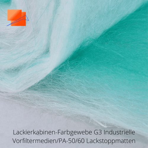 Lackierkabinen-Farbgewebe G3 Industrielle VorfiltermedienPA-5060 Lackstoppmatten Nord-Lackierkabine24 GmbH