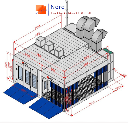 Angebot NL-PS-A1 Vorbereitungsplatz Lackieren Nord-Lackierkabine24 GmbH