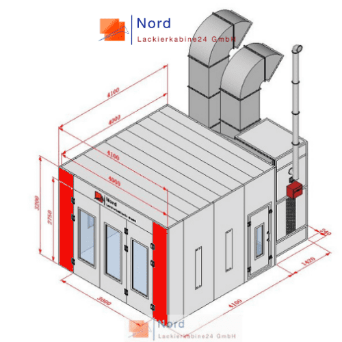 Lackierkabine preis Schlüsselfertige Lackierkabine+Qualitativ
